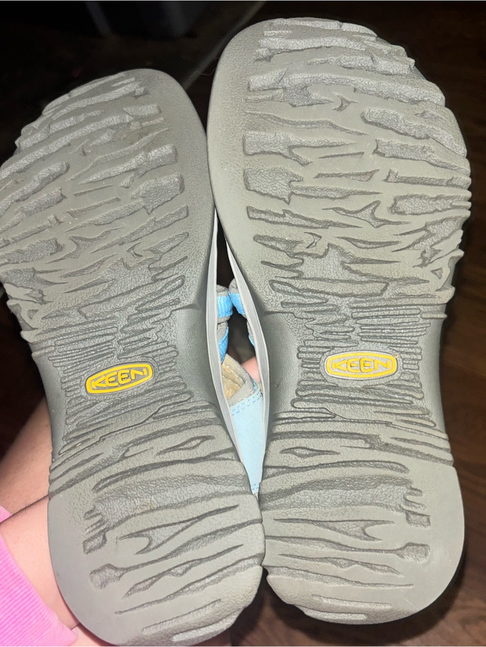Women's Keen Whisper Size 8 Alaskan Blue Gray Waterproof Sandals - Picture 3 of 7